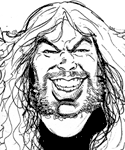 Dave Sharpe. This caricature led me to do Daredevil#328.