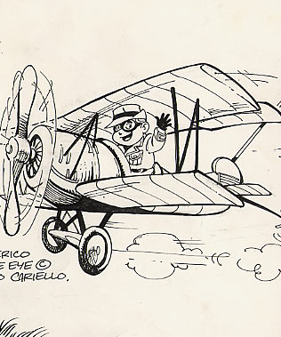 Class 1D from Kubert School.  Pencils from everyone in 1D, Inks by Instructor Sergio Cariello.