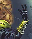 Capricia and Zephyr.  Pencils by Sergio Cariello. Inks by Roland Paris. Colors by Laura Villari.
