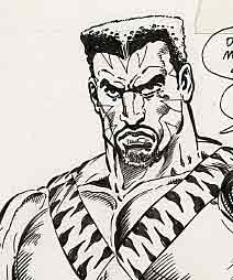 Bronze Tiger. Deathstroke # 41, pg 5.  Pencils by Sergio Cariello. Inks by Will Blyberg. &copy;DC Comics.