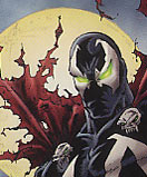 Spawn # 51. Spawn and Angela Pin-Up. Art by Sergio Cariello.&copy;Todd McFarlane.