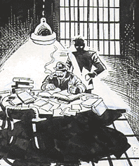 The Iron Ghost! &copy;Chuck Dixon and Sergio Cariello. Art by Sergio Cariello.