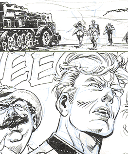 The Iron Ghost! &copy;Chuck Dixon and Sergio Cariello. Art by Sergio Cariello.