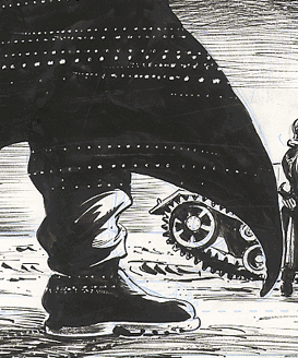 The Iron Ghost! &copy;Chuck Dixon and Sergio Cariello. Art by Sergio Cariello