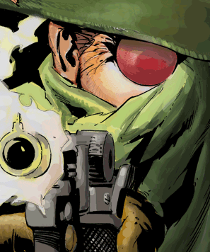 The Iron Ghost Trade Cover! Pencils, Inks and Colors by Sergio Cariello.&copy;Chuck Dixon, Sergio Cariello and ATP Comics!