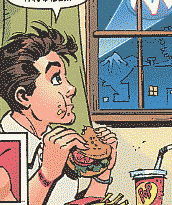 Munce-Man, &copy;Munce Group . Art by Sergio Cariello, colors by Nick Bell, letters by Dave Lanphear.