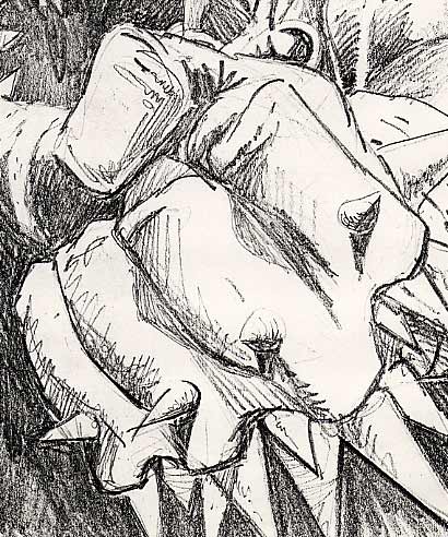 Sketch done for Chuck's  sketch book.