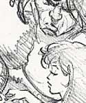 Sketch done to  one of my Kubert Students.
