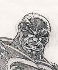 Villain to Wildcat mini-series. Art By Sergio Cariello&copy;Beau Smith and DC Comics.